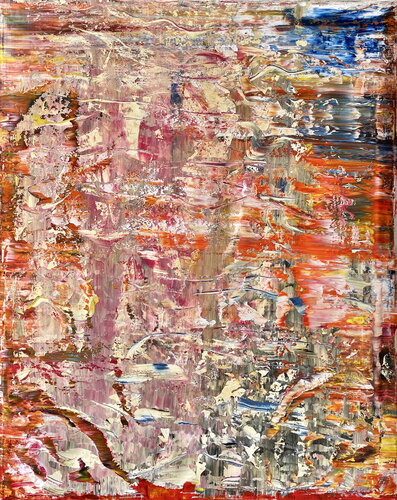 abstract informal 661-1 by Robert H N Rich, Painting for Sale on Select