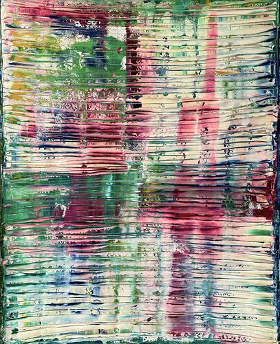 abstract informal 981-1 by Robert H N Rich, Painting for Sale on Select