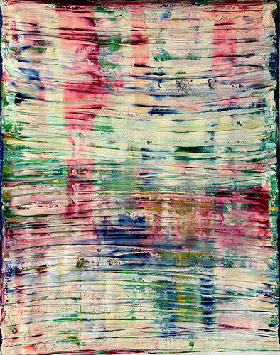 abstract informal 982-1 by Robert H N Rich, Painting for Sale on Select