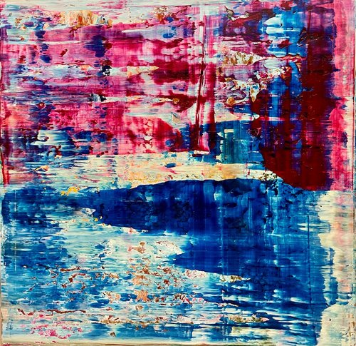 abstract informal 1025-1 by Robert H N Rich, Painting for Sale on Select