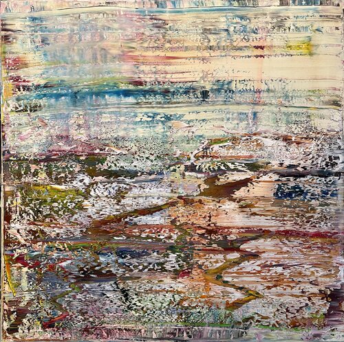 abstract informal 2114-1 by Robert H N Rich, Painting for Sale on Select