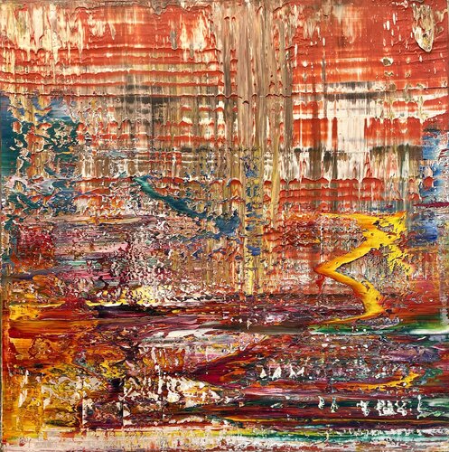 abstract informal 2114-2 by Robert H N Rich, Painting for Sale on Select