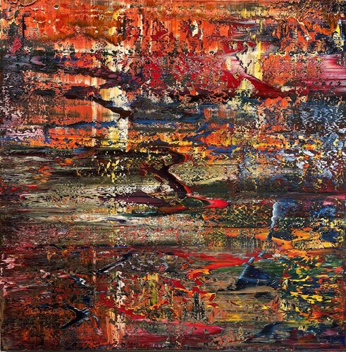 abstract informal 2114-6 by Robert H N Rich, Painting for Sale on Select