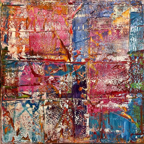 abstract informal 2114-11 by Robert H N Rich, Painting for Sale on Select