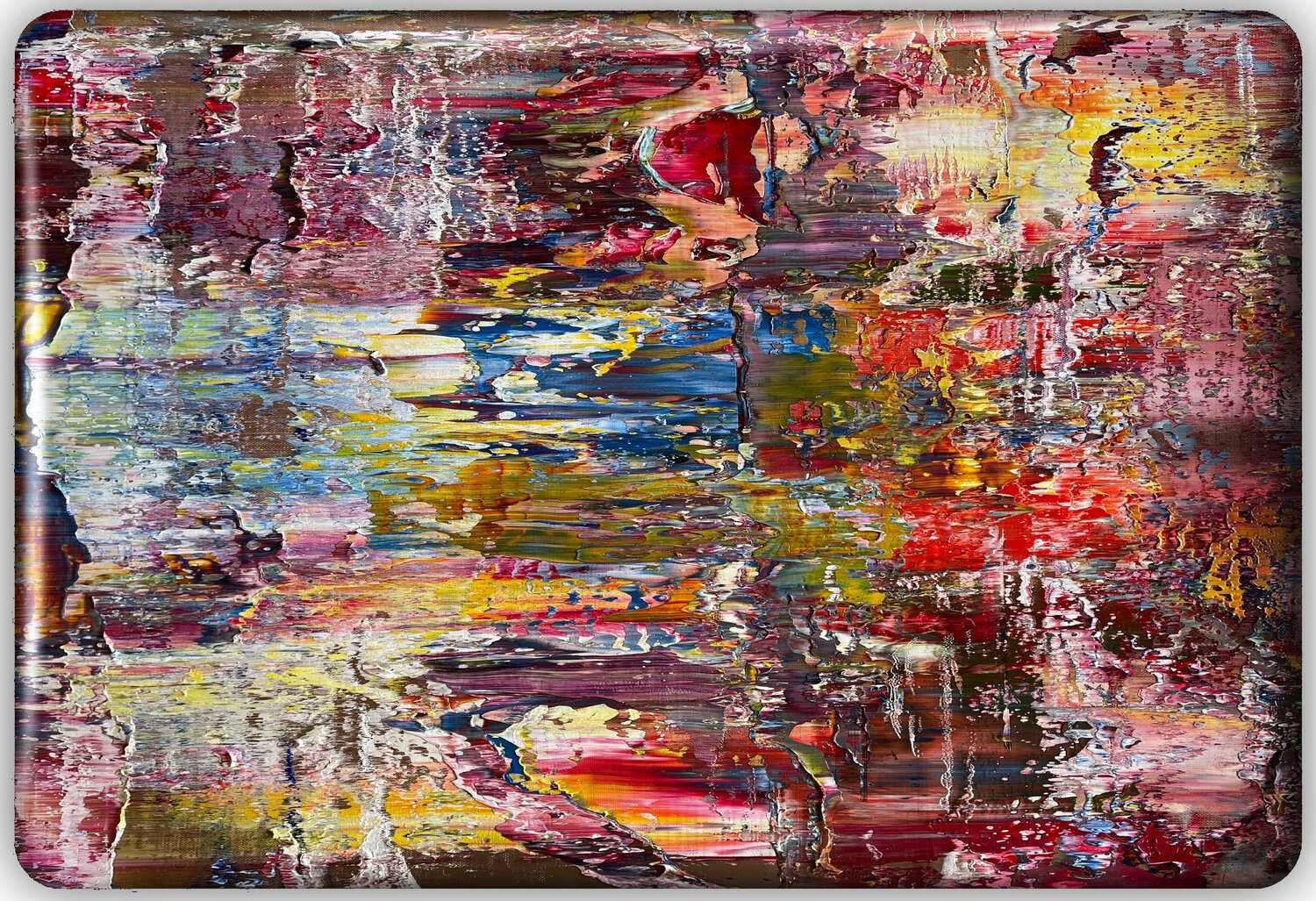 Jimi Hendrix Experience, abstract informal 2032-3 Robert H N Rich Original painting for sale