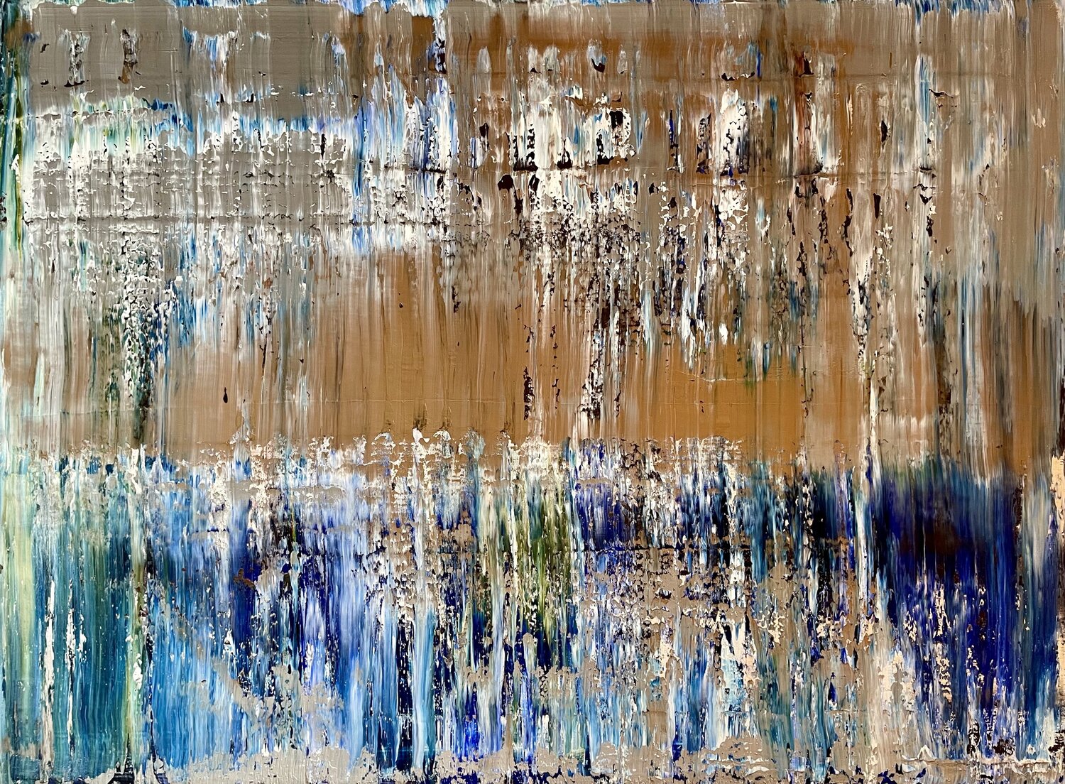abstract informal no 2101-2 Robert H N Rich Original painting for sale