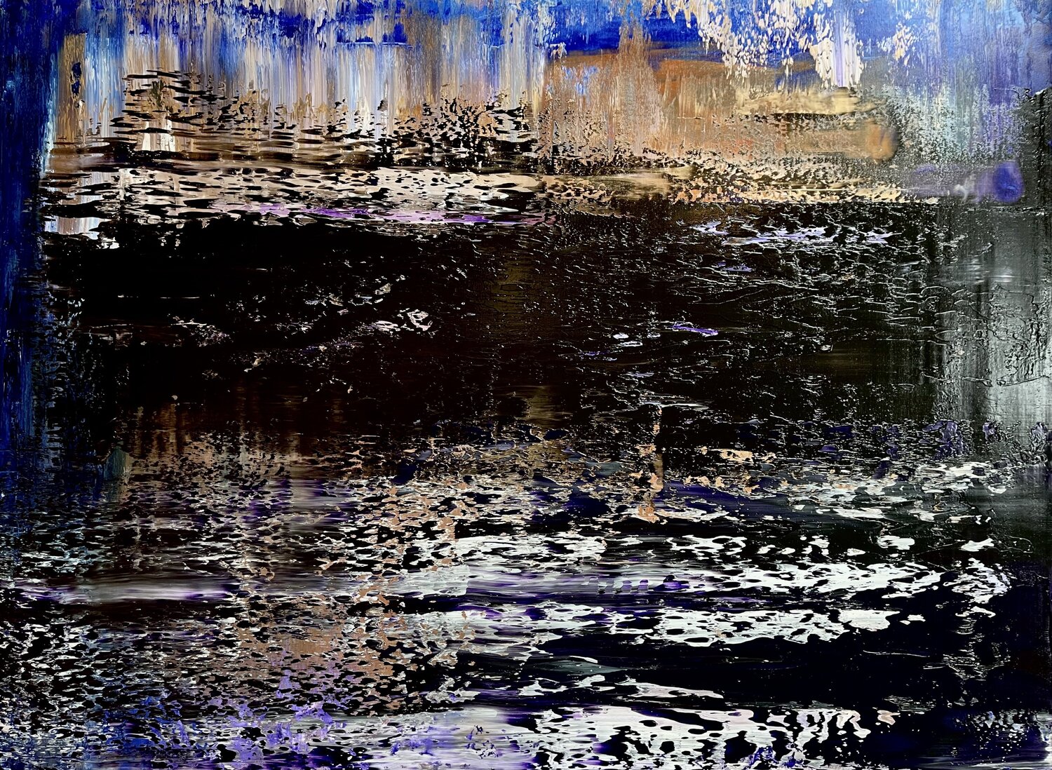 abstract informal no 2101-6 Robert H N Rich Original painting for sale