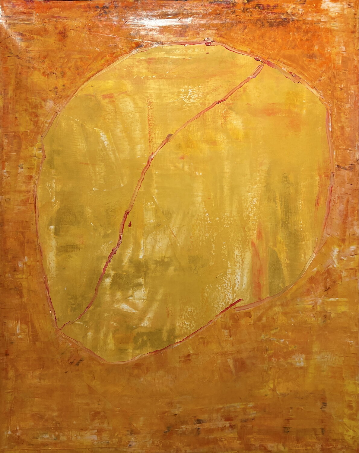 abstract informal 533-1 Robert H N Rich Original painting for sale