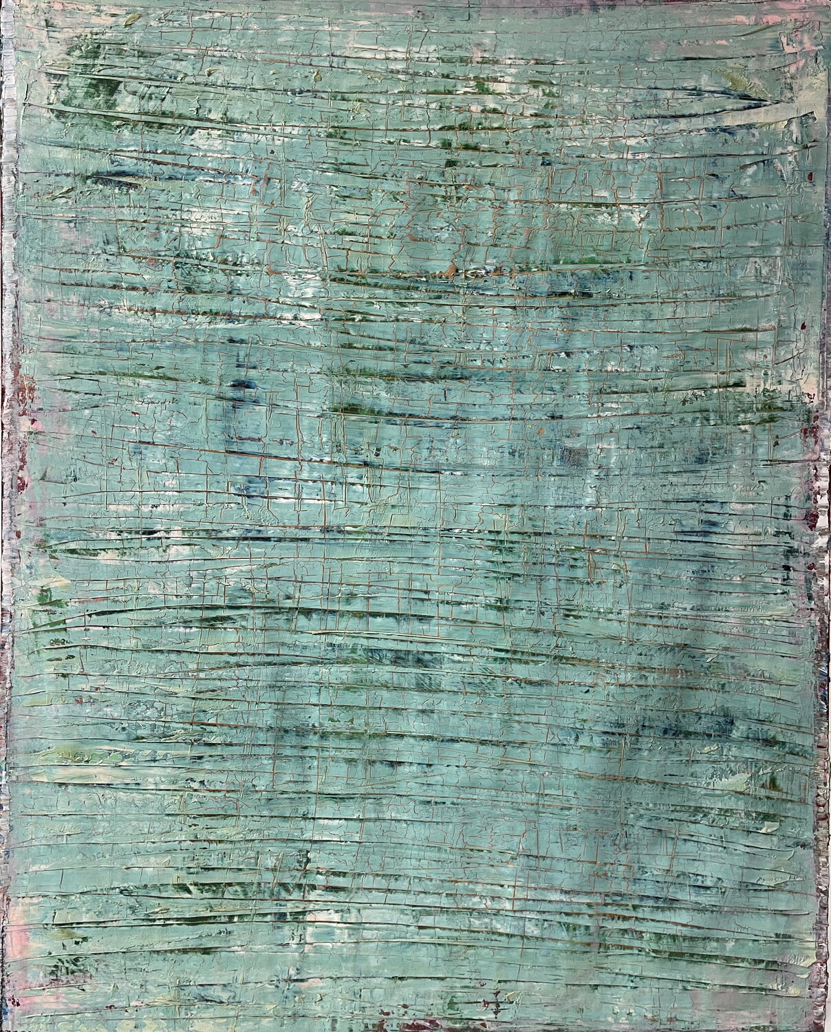 abstract informal 984-1 Robert H N Rich Original painting for sale