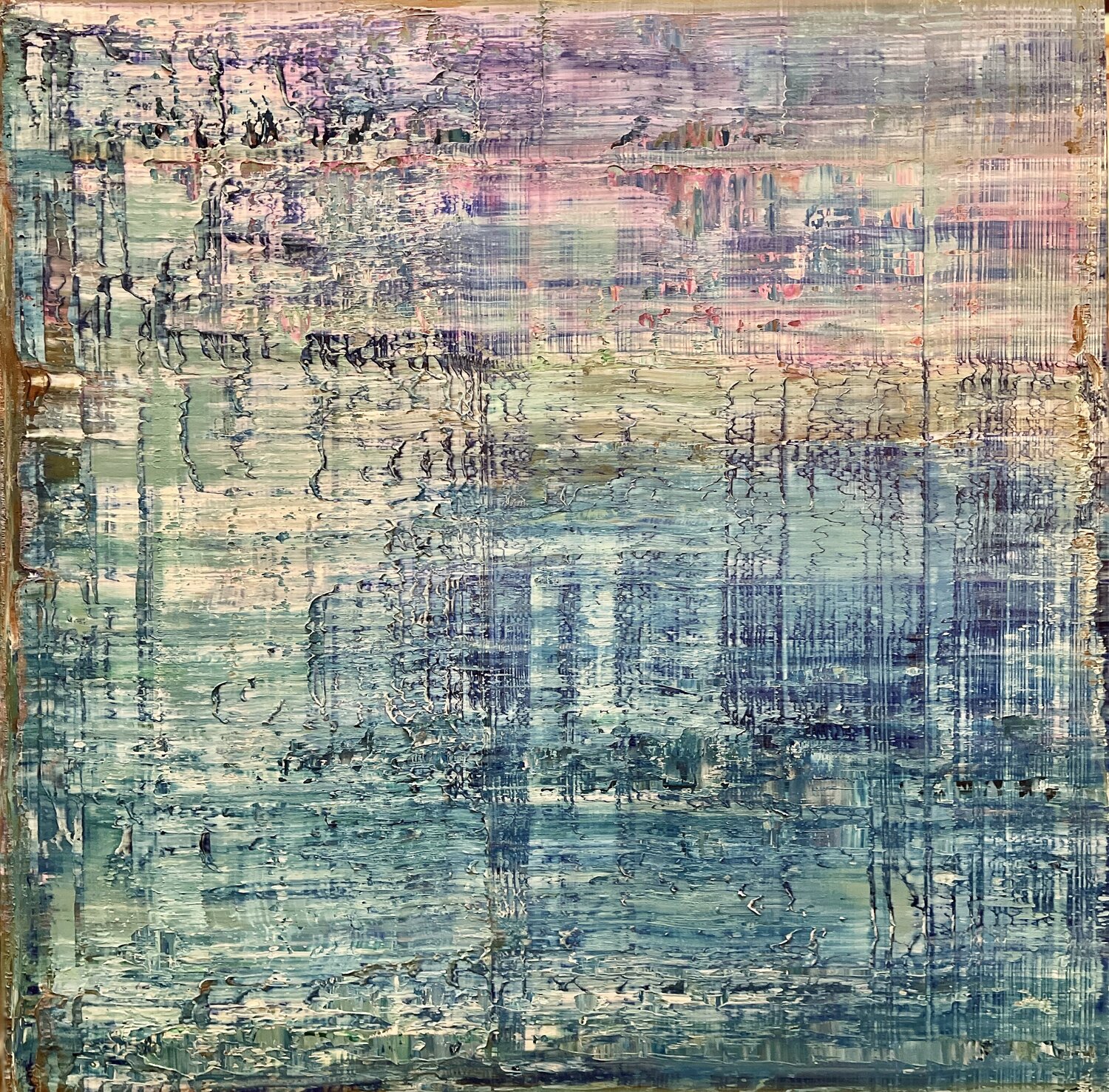 abstract informal 1248-1 Robert H N Rich Original painting for sale