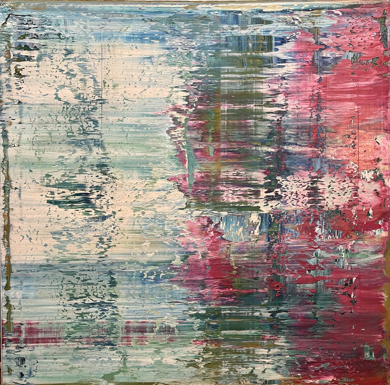 abstract informal 1259-1 Robert H N Rich Original painting for sale
