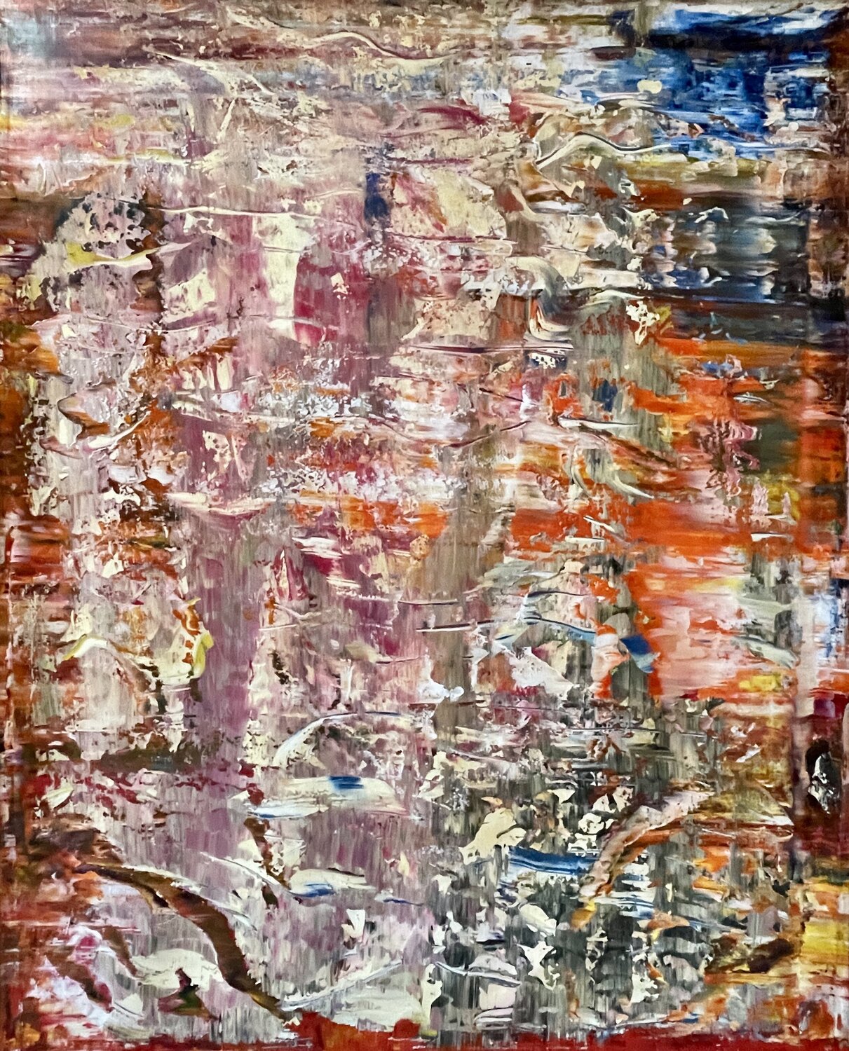 abstract informal 661-1 Robert H N Rich Originalgemälde zu verkaufen