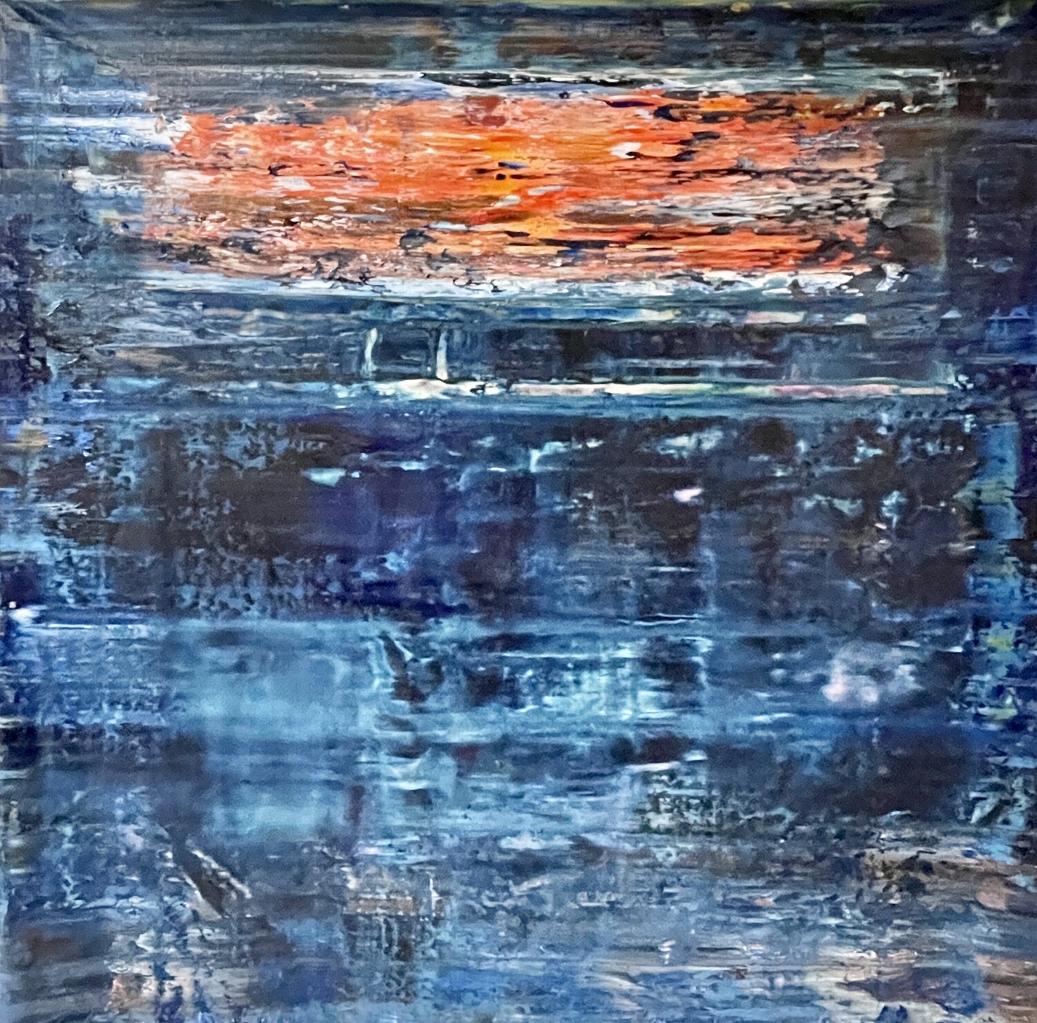 abstract informal 1403-1 Robert H N Rich Originalgemälde zu verkaufen