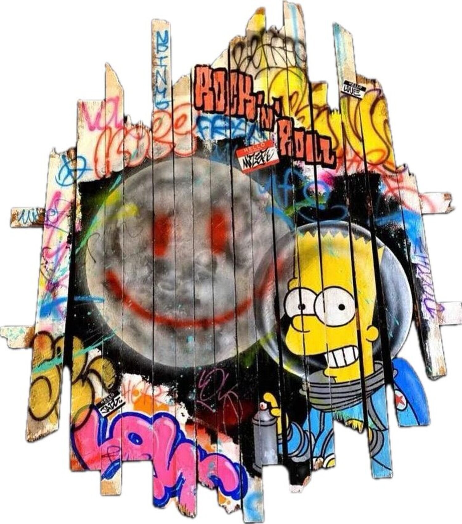 Thema simpson Gemälde