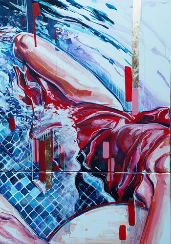 RRH - red riding hood by Gabriela Holcer, Painting for Sale on Select