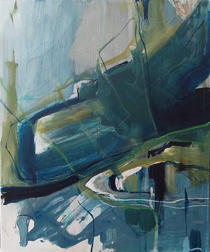 Lake II. by Gabriela Holcer, Painting for Sale on Select