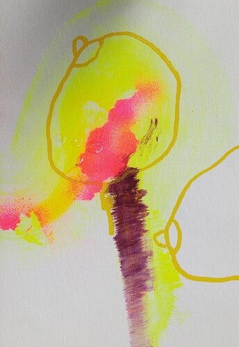 Seeds of Creation II. by Gabriela Holcer, Painting for Sale on Select