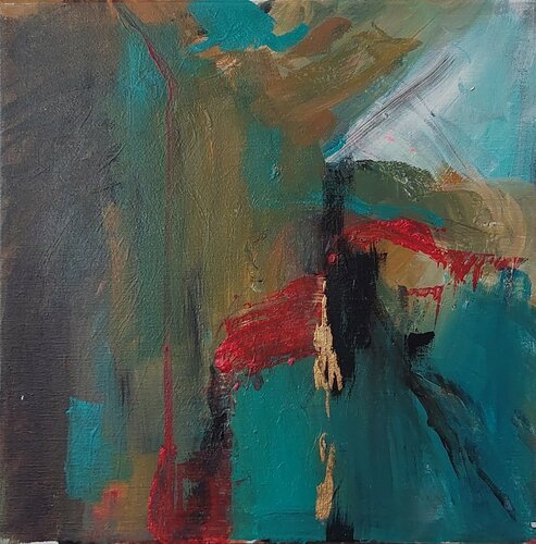 Anger by Gabriela Holcer, Painting for Sale on Select