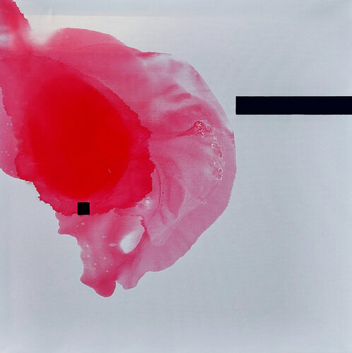 Essence - from the • RED • series by Gabriela Holcer, Painting for Sale on Select