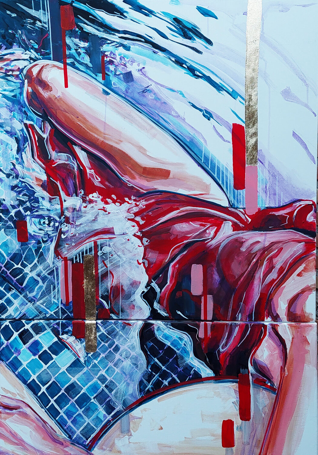 RRH - red riding hood Gabriela Holcer Original painting for sale