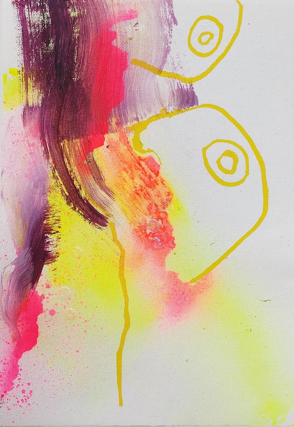 Seeds of Creation I. Gabriela Holcer Original painting for sale