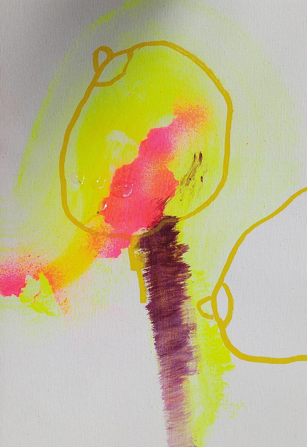 Seeds of Creation II. Gabriela Holcer Original painting for sale
