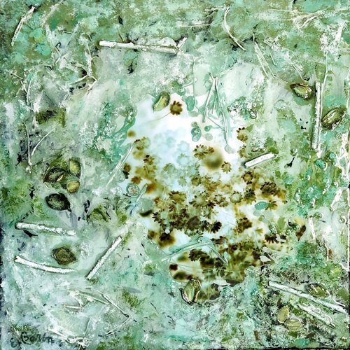 Permanencia de lo efímero 1 by Elena Barón, Painting for Sale on Select