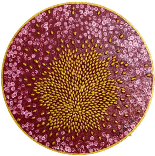 Golden Seeds by Elena Barón, Painting for Sale on Select