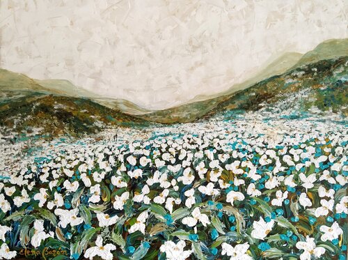 Paisajes soñados by Elena Barón, Painting for Sale on Select