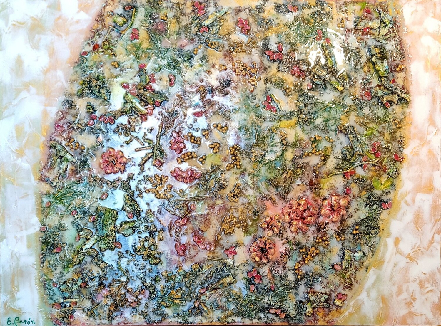 Naturaleza emergida 3 Elena Barón Original painting for sale
