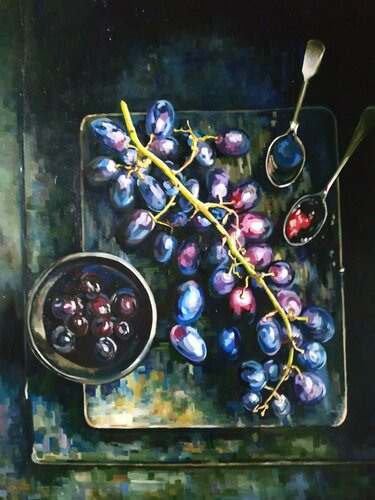 Grapes von Sergey Teplyakov, Malerei kaufen auf Select