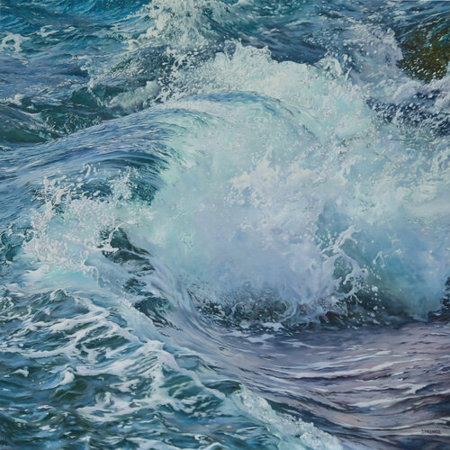 Welle No. 17 by Jean-Pierre Kunkel, Painting for Sale on Select