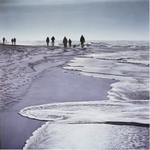 Syltimpression No. 29 - Neujahrsspaziergang by Jean-Pierre Kunkel, Painting for Sale on Select