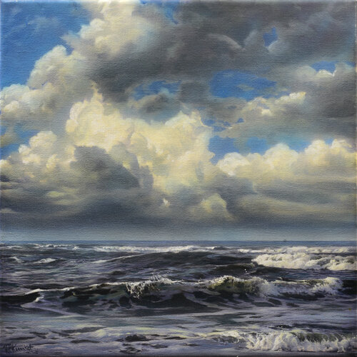 Syltimpression No. 8 - Sturm 2 by Jean-Pierre Kunkel, Painting for Sale on Select