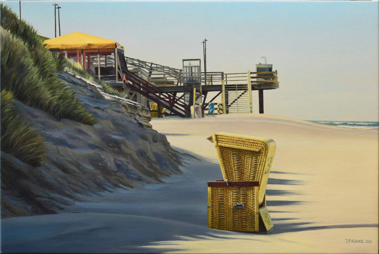 Syltimpression No. 20 - Wonnemeyer Wenningstedt Jean-Pierre Kunkel Original painting for sale
