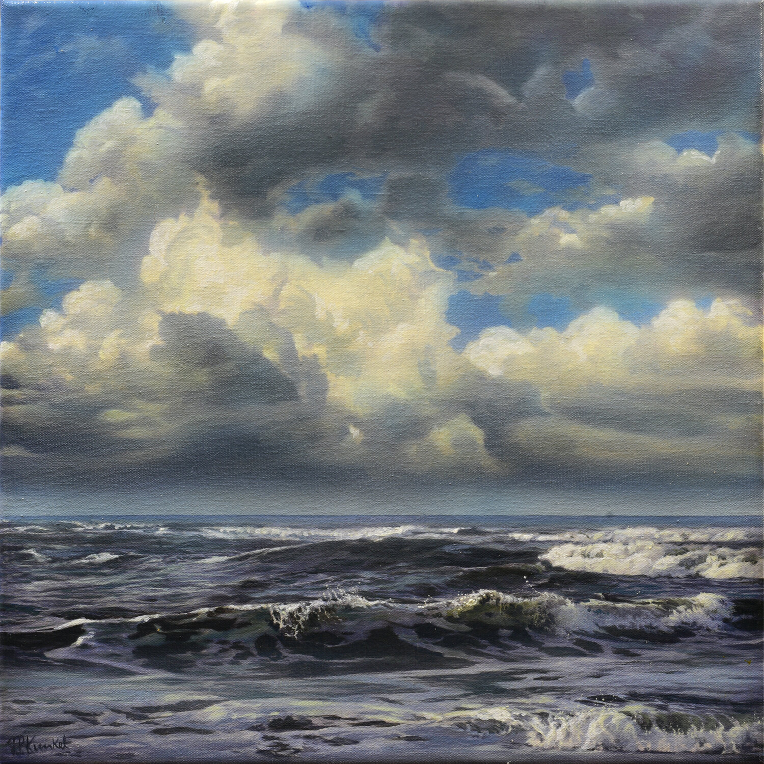 Syltimpression No. 8 - Sturm 2 Jean-Pierre Kunkel Original painting for sale