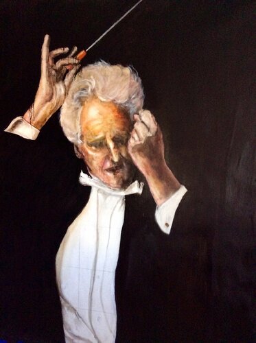 The Conductor by Charlie Patton, Painting for Sale on Select