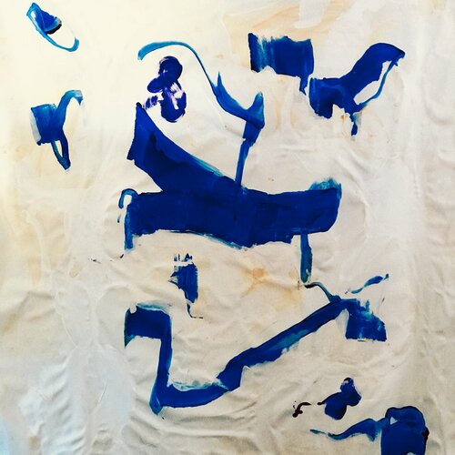 Blue Ribbon by Charlie Patton, Painting for Sale on Select