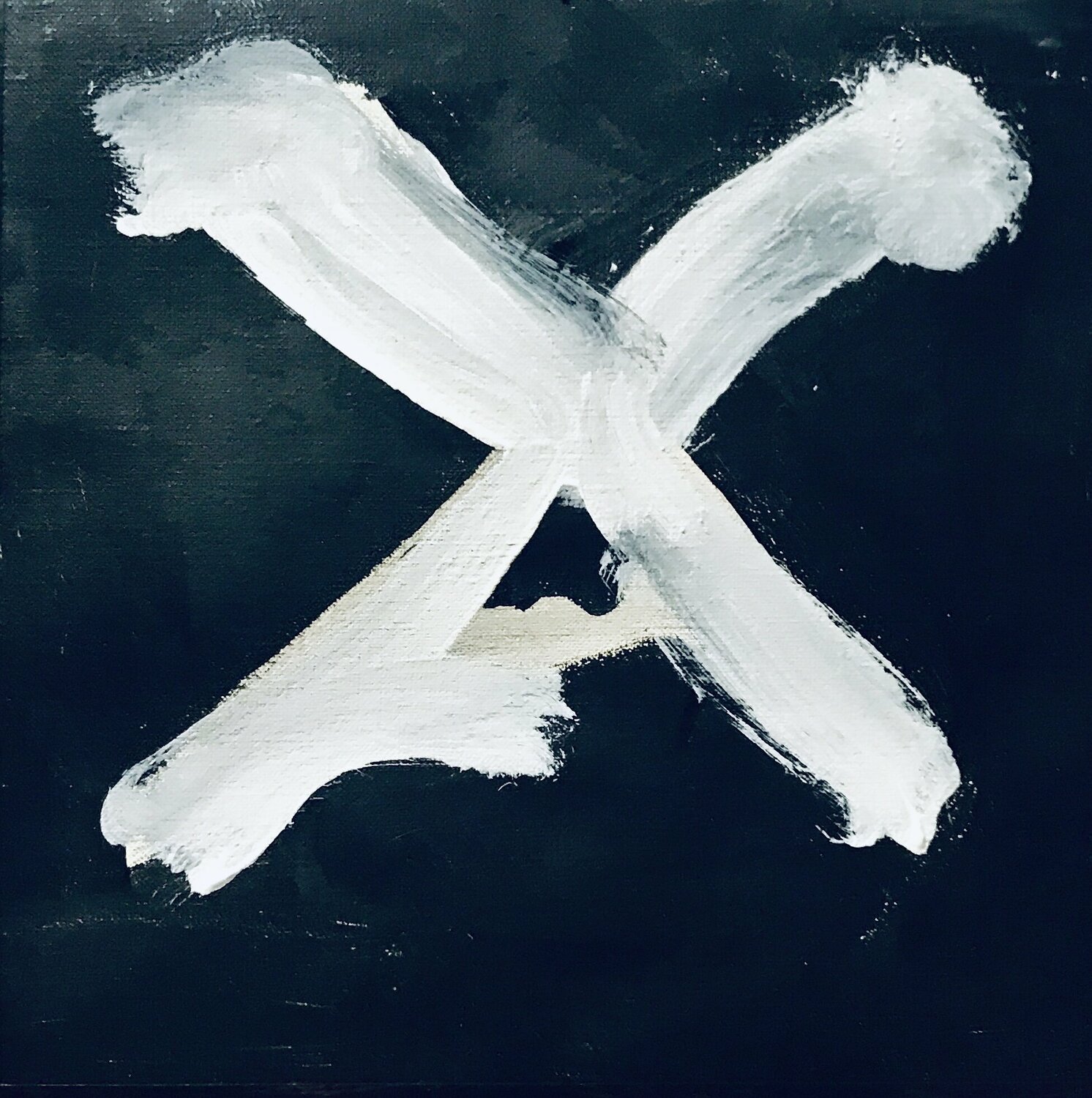 TIC TAC TOE #2 Charlie Patton Original painting for sale