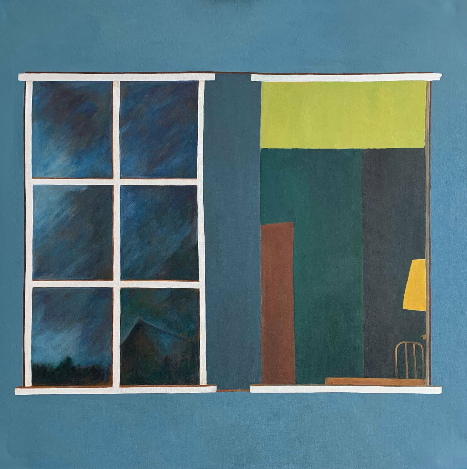 Both sides Paulina Wong Original painting for sale