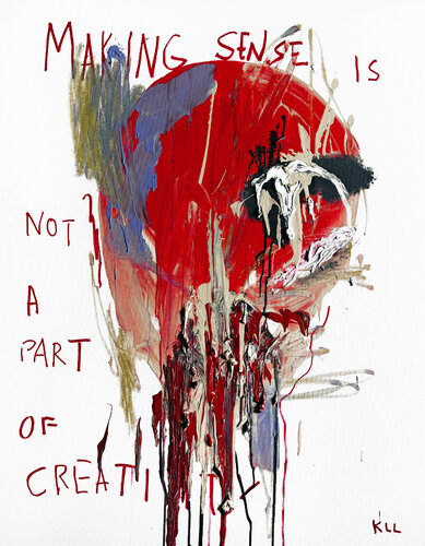 making sense by Kamile Lukrecija Lukosiute, Painting for Sale on Select