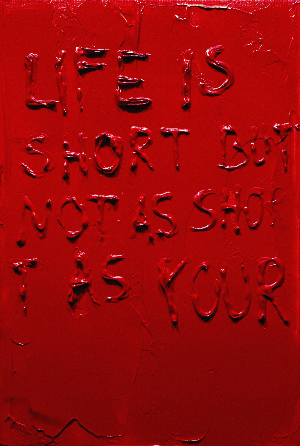 life is short Kamile Lukrecija Lukosiute Original painting for sale