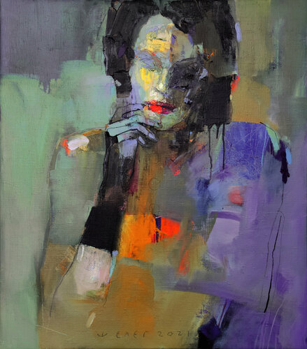Choice by Viktor Sheleg, Painting for Sale on Select