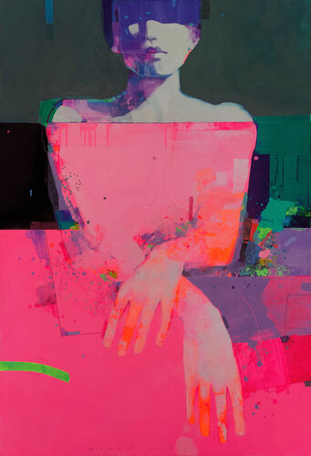 Hand Movements 2 by Viktor Sheleg, Painting for Sale on Select