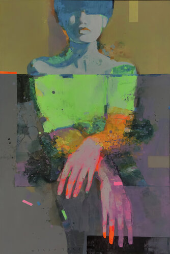Hand Movements by Viktor Sheleg, Painting for Sale on Select