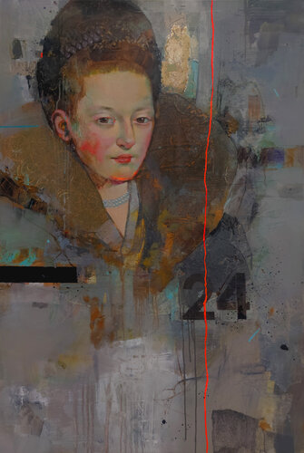Renaissance portrait 4 by Viktor Sheleg, Painting for Sale on Select