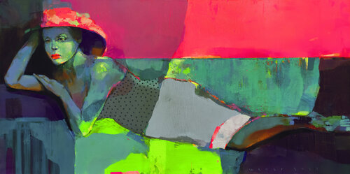 Sweet girl by Viktor Sheleg, Painting for Sale on Select