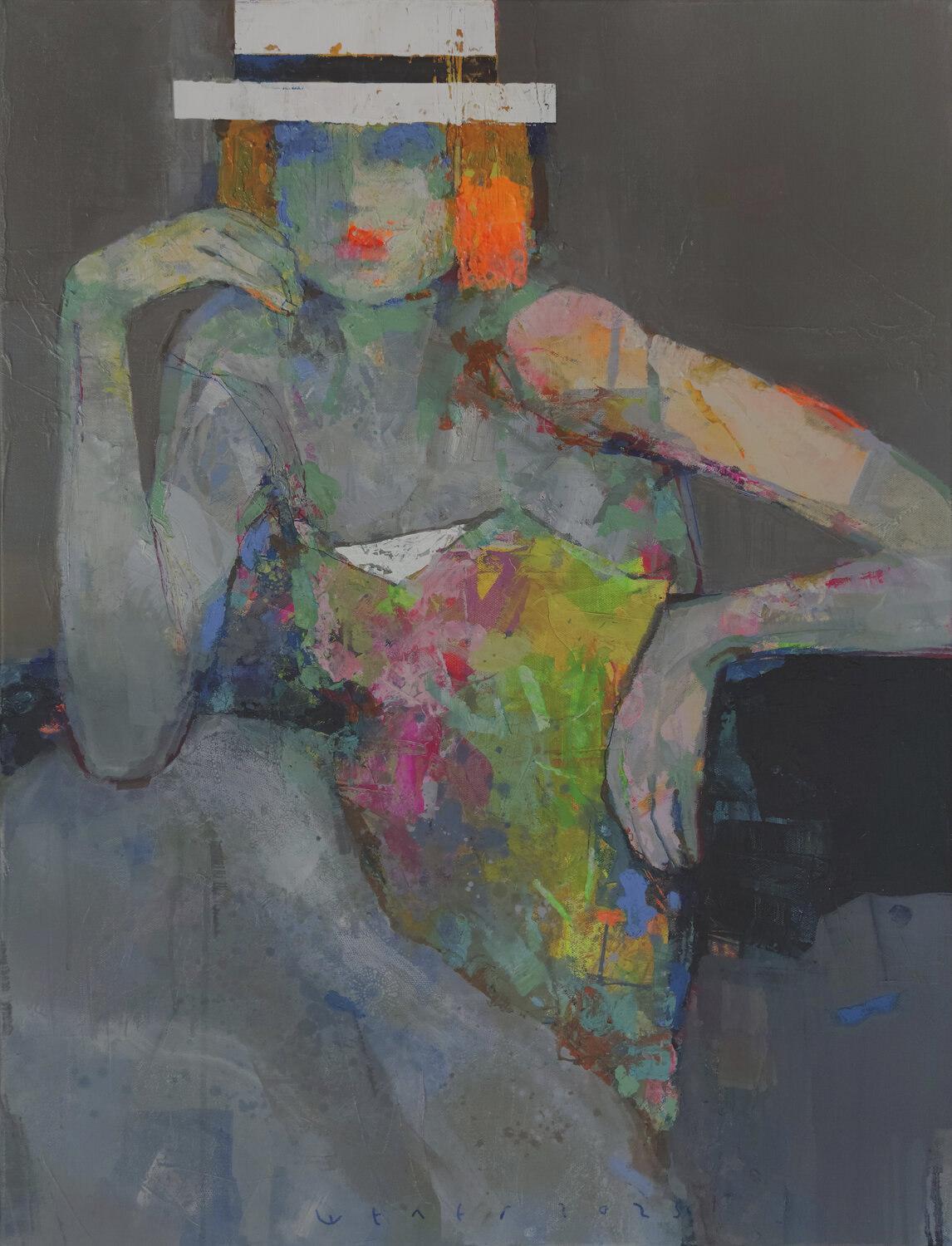 Lady summer Viktor Sheleg Original painting for sale