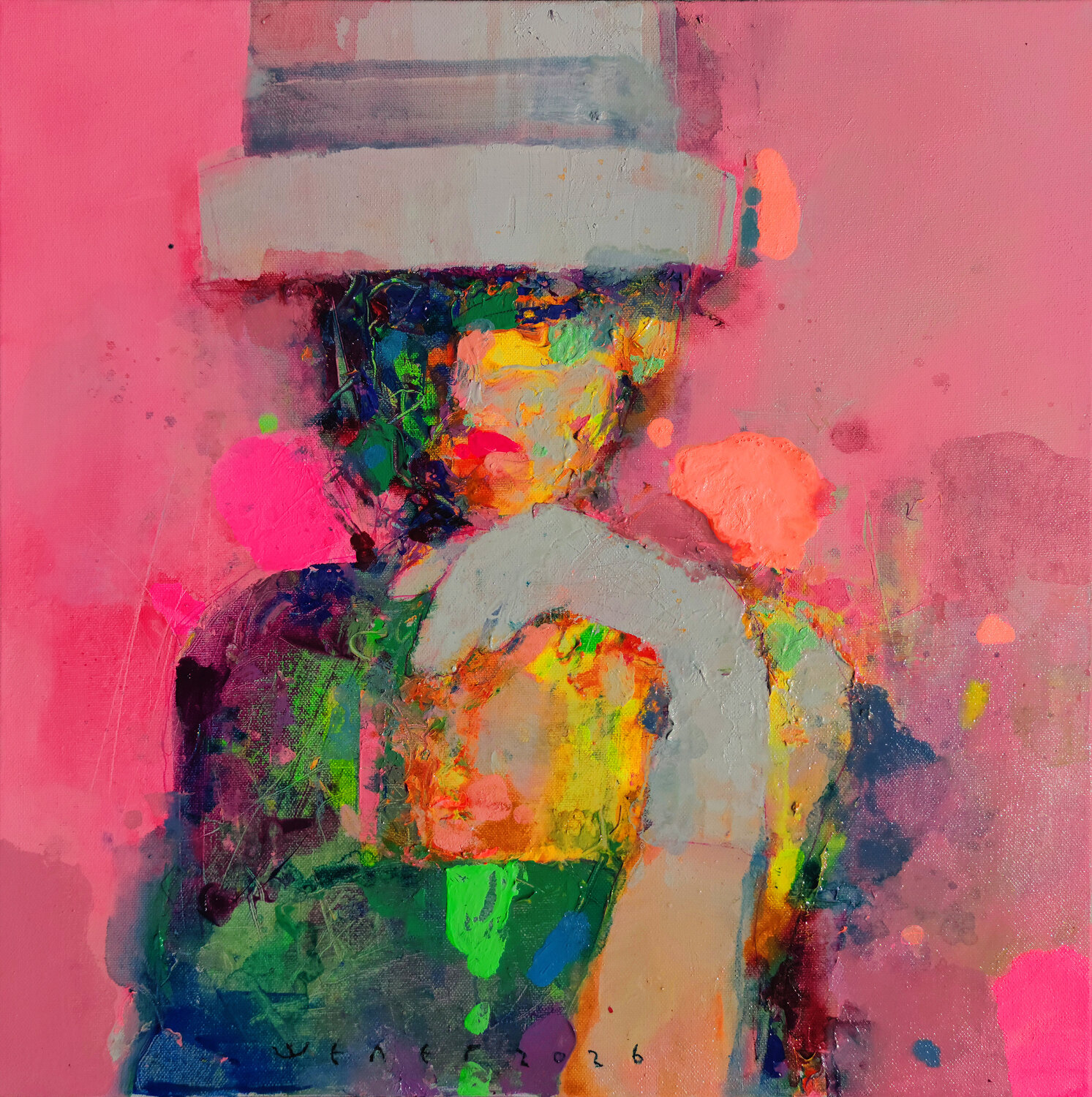 Rosy Mood Viktor Sheleg Original painting for sale