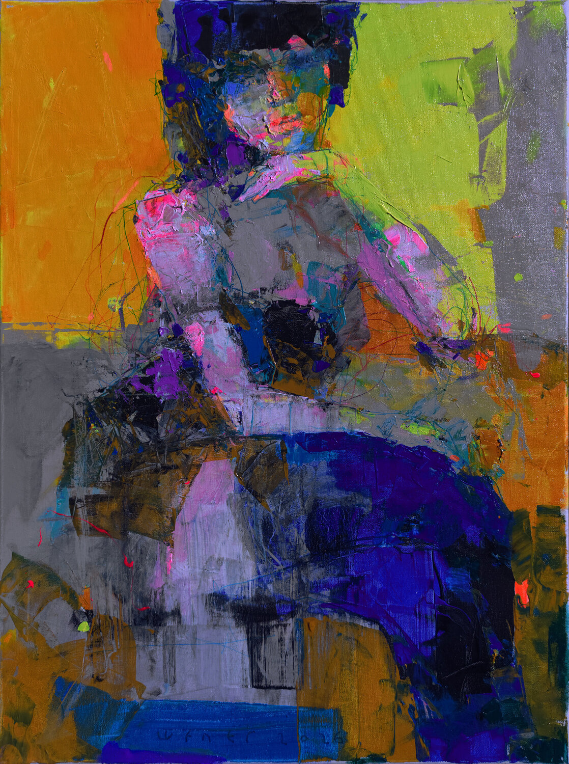 Under the warm sun Viktor Sheleg Originalgemälde zu verkaufen